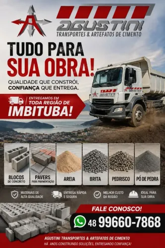 BLOCOS PAVERS AREIA e BRITA