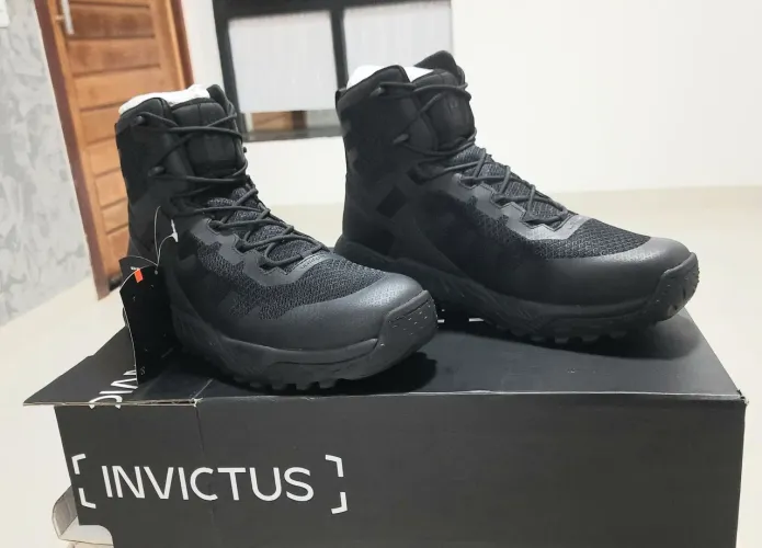 Bota Tática Invictus Arion 2.0 6" (nova)- Preto - Tamanho 44
