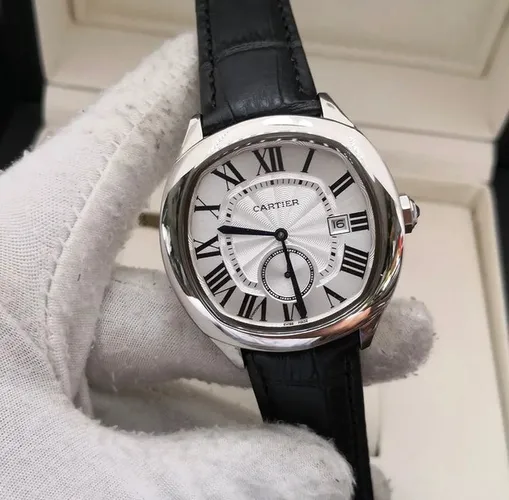 Relógio Cartier Drive Couro Automático Novo