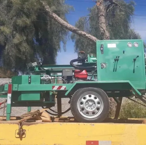 Perfuratriz roto pneumatica para até 80 metros em rocha