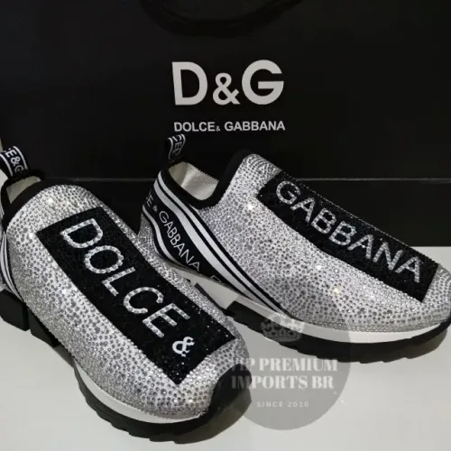 tênis sorrento com cristais Dolce & Gabbana