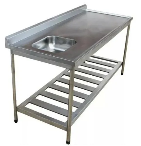 Mesa de Inox com cuba