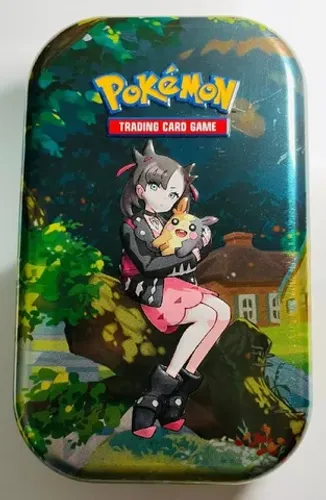 Pokemon Mini Tin - Latinha Vazia Pokemon TCG - Treinadora: Marnie / Mary UPC 0820650851926