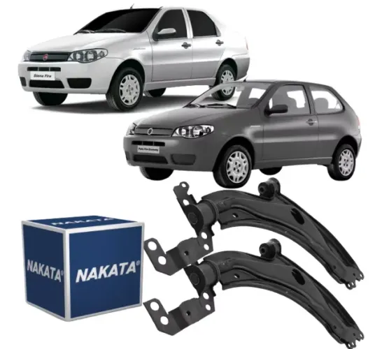 Bandeja Suspensão Dianteiro Fiat Palio 2001 à 2017 - D/E - Bucha / Mancal - Nakata