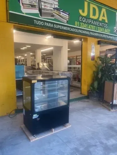 Balcão refrigerado linha gourmet - refrigeração ar forçado - marca polofrio