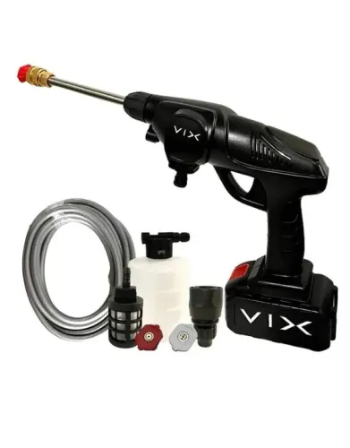 Pistola lavadora alta pressão Vix com 2 bateria