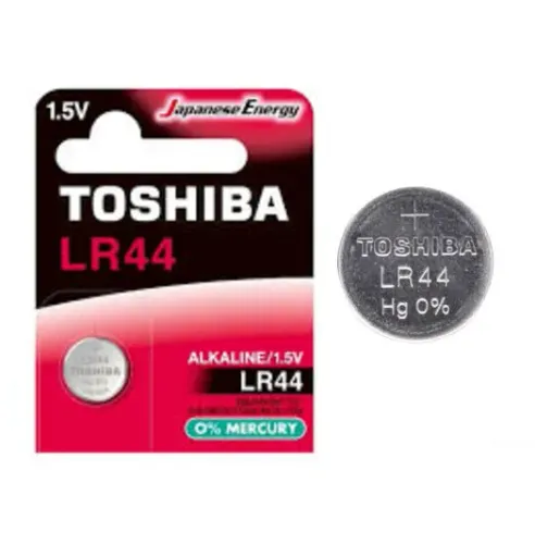 PILHA LR44 TOSHIBA AG13 / LR1154 UNIDADE
