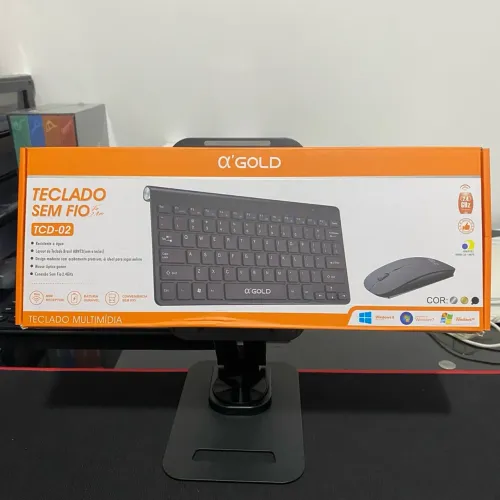 Teclado e mouse sem fio