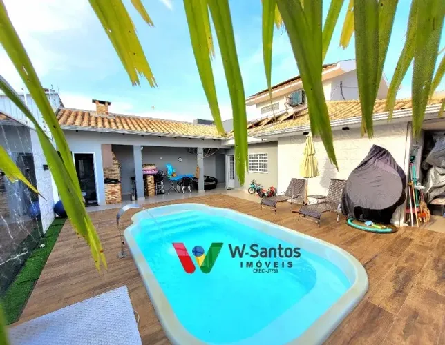 Casa Recanto dos Magnatas terreno inteiro 3 dom com piscina 215,9 m² cons estud permuta
