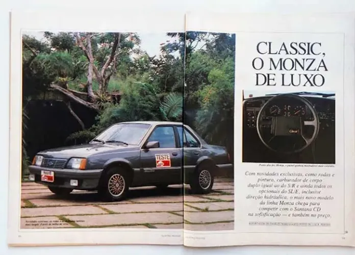 Revista Quatro Rodas - Monza Classic 1.8 1986, Elba, Uno SX, Gol LS