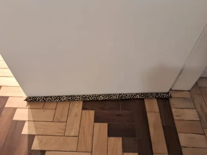 Protetor Rolinho Rolo Veda Porta 80cm Cor Animal Print