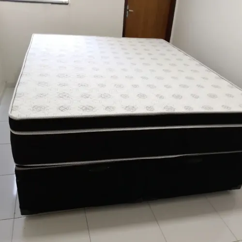 Conjunto de cama box com baú Queen direto da fábrica 