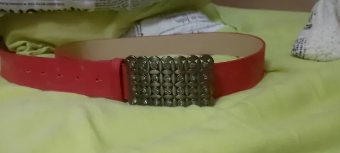 cinto feminino vermelho