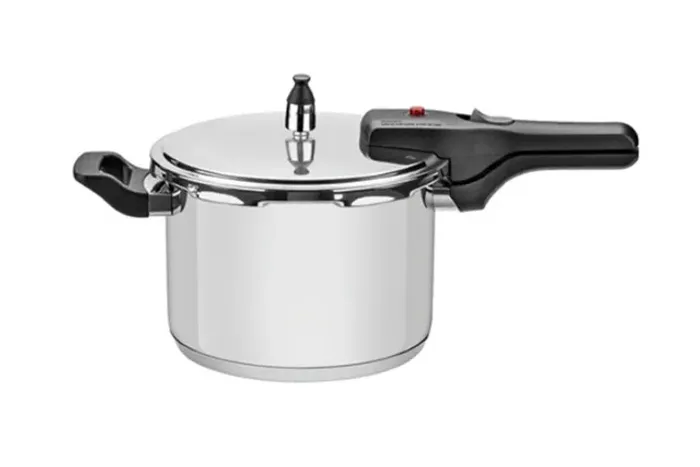 Panela Pressão Tramontina Aço Inox Fundo Triplo 4,5L, Fogão de Indução