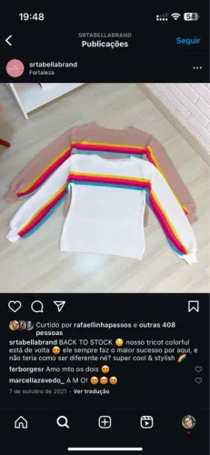 Tricô srta bela
