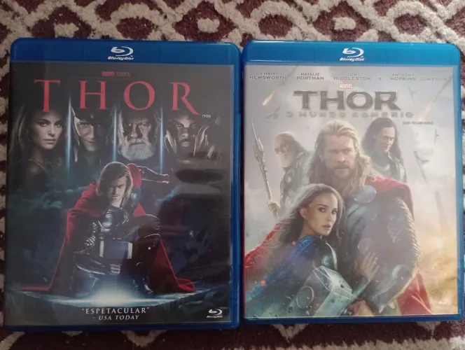 2 unidades Blu-Ray. Thor original