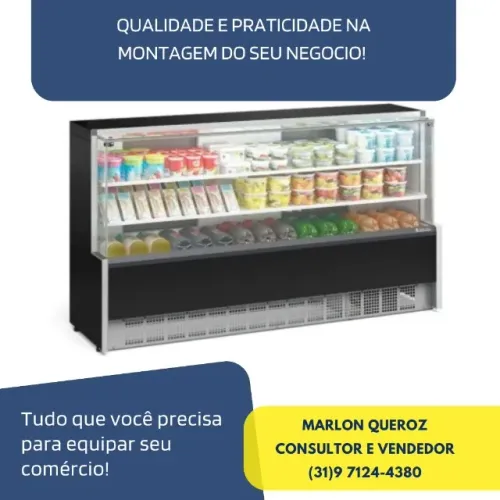 Balcão Refrigerado Gelopar 1,75 ou 2,00 Metros Novo