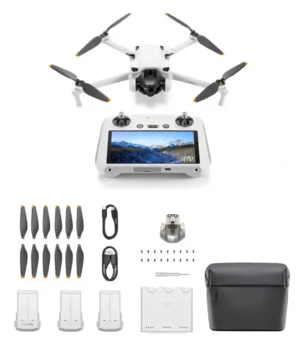 Drone Dji Mini 3 RC Combo Fly More 3 Baterias Caixa Lacrada 