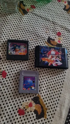 Sonic The Hedgehog Game gear Tetris Fatal fury 