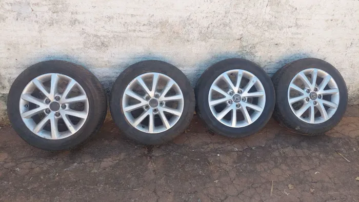 Jogo Rodas Com Pneu 205 X 55 R 16