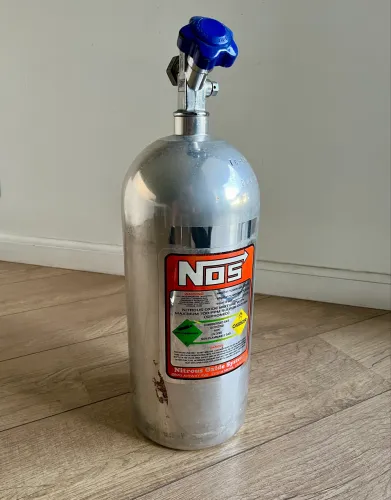Garrafa / cilindro de oxido nitroso NOS de (10lbs) nitro