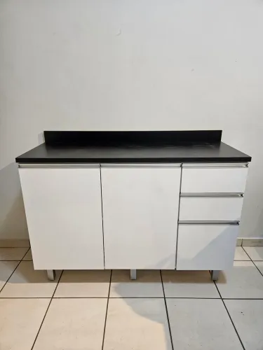 Balcão para cozinha 1,20m novo Montagem grátis 