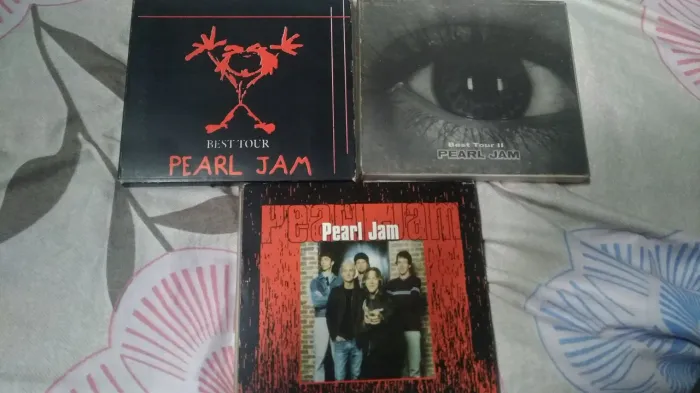 Pearl jam the best tour 1, 2 e cd com extras e versões raras como hugerstrike