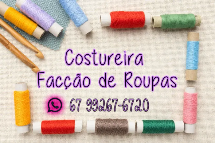 .COSTUREIRA. (FACÇÃO DE ROUPAS)