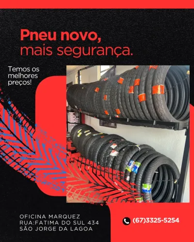Pneus Novos para Motos - Segurança e Qualidade!