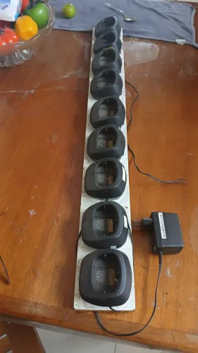 Carregador múltiplo Radio dtr620 com 9 bases