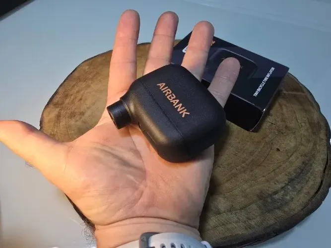 Mini bomba de bicicleta elétrica ultraleve Airbank, NOVA