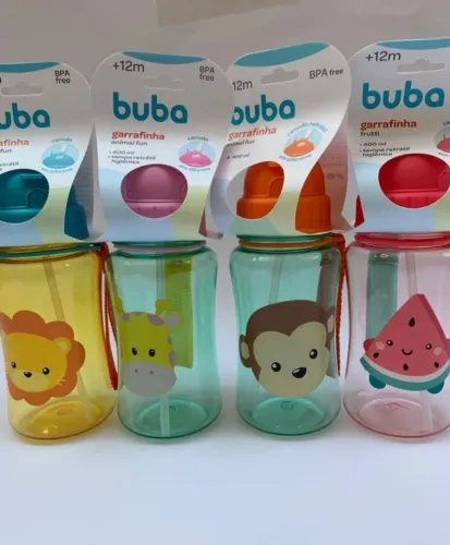 Garrafinhas Buba para Bebês - 400ml - Novas