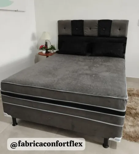 Cama Box Casal Confortável e Elegante
