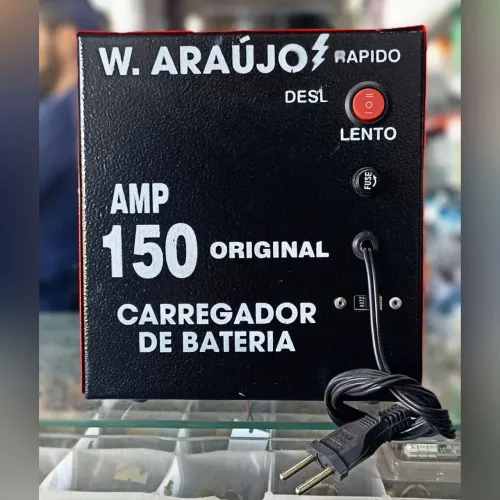 Carregador de Bateria Veicular 150 AMP (Honestidade e Qualidade é na distribuidora JK )