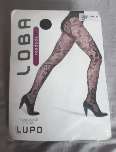 Meia calça Loba floral - Original Lupo, Importada da Itália - NOVAS