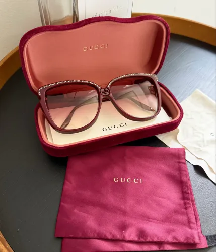 óculos de sol feminino Gucci GG0709S 001 colecionador novo oportunidade