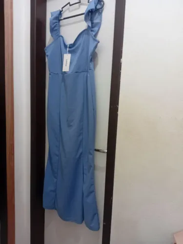 Vestido Longo Azul - Novo