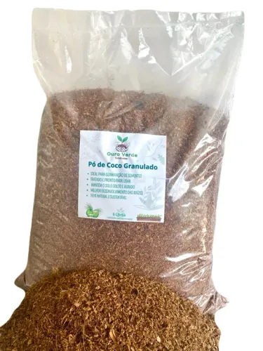 Pó de Coco granulado. Excelente para substrato, compostagem, terrário e etc?