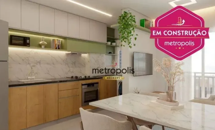 Apartamento com 2 dormitórios à venda, 43 m² por R$ 312.000,00 - Vila Conceição - Diadema/