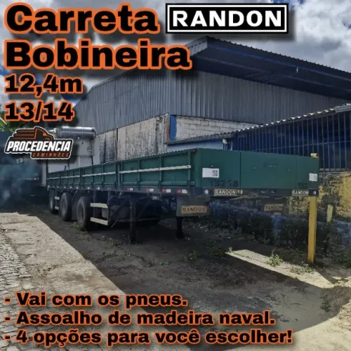Carreta Randon Carga Seca 3 Eixos C/ Pneus