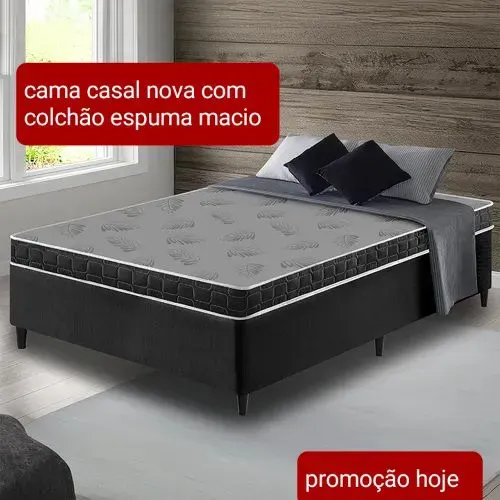 Promoção fim de mês cama com colchão novo Garantia