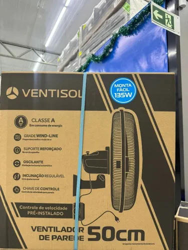 Ventilador de Parede 50cm Ventisol