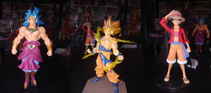 Pack 3 Action figures de anime