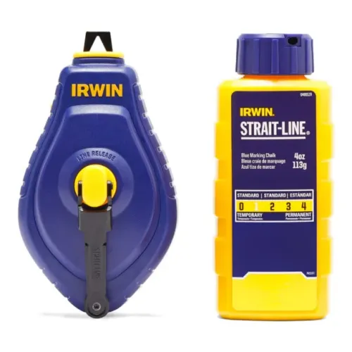 Jogo Carretel de Linha + Giz Azul 30 Metros Speedline Irwin® IWHT48442BC
