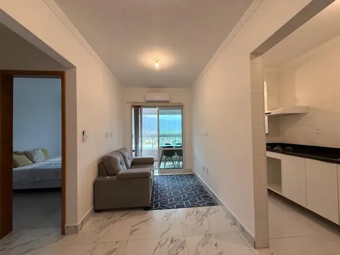 Apto pé na areia - 1 suíte - Praia Grande - SP