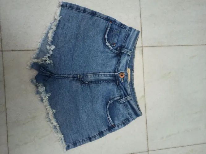 Short jeans feminino tamanho 40