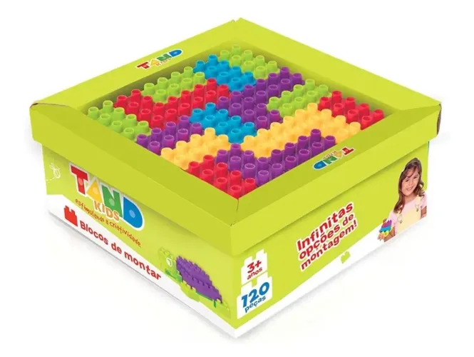 Blocos de Montar TAND Kids - 120 Peças