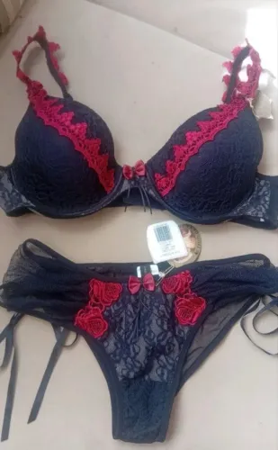 Fruit de la passion lingerie conjunto calcinha e Sutiã