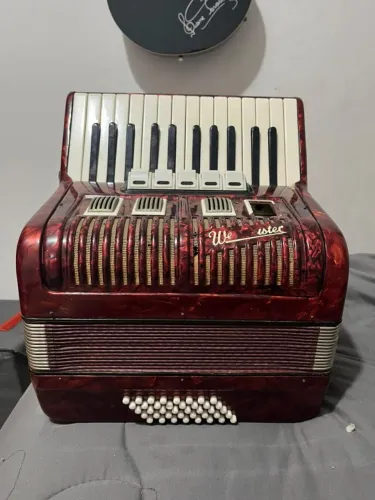 Acordeon sanfona gaita Weltmeister 40 baixos