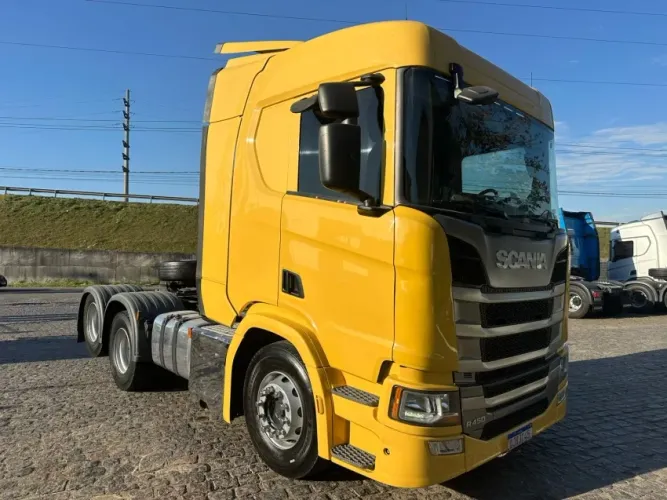 SCANIA R 450 6X2 2019 - UNICO DONO, DEFLETOR DE AR